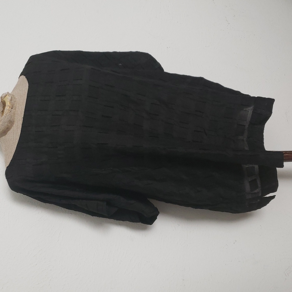 Eileen Fisher Silk Blend Semi Sheer Oversized Top Sz Xs